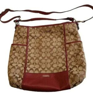 Coach Park Signature hobo bag